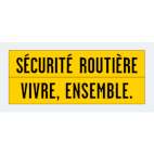 Logo Sécurité routière, vivre, ensemble.